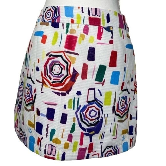 Aviva on Earth Dresses & Skirts - Aviva on Earth White and multicolored mini skirt size small